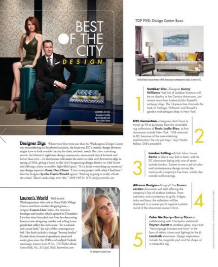DC Modern Luxury Magazine, January 2014