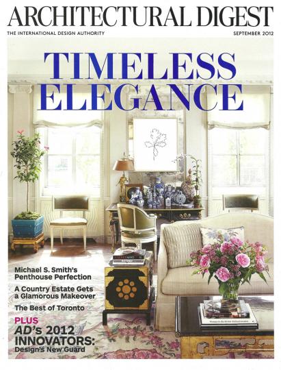 Architectural Digest, September 2012