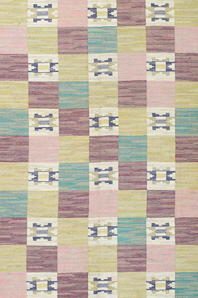 Swedish flatweave by marta maas fjetterstrom rutmattan 9x8 bb6017