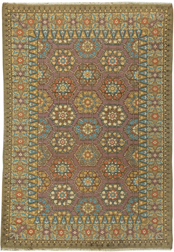 French deco rug 10x7 bb5827