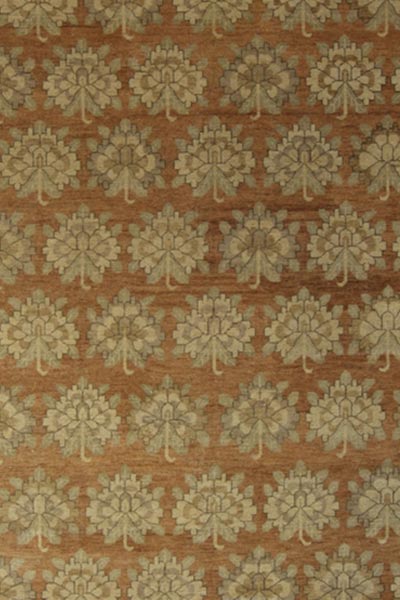 Modern rug samarkand khotan wool floral n10687 14x10