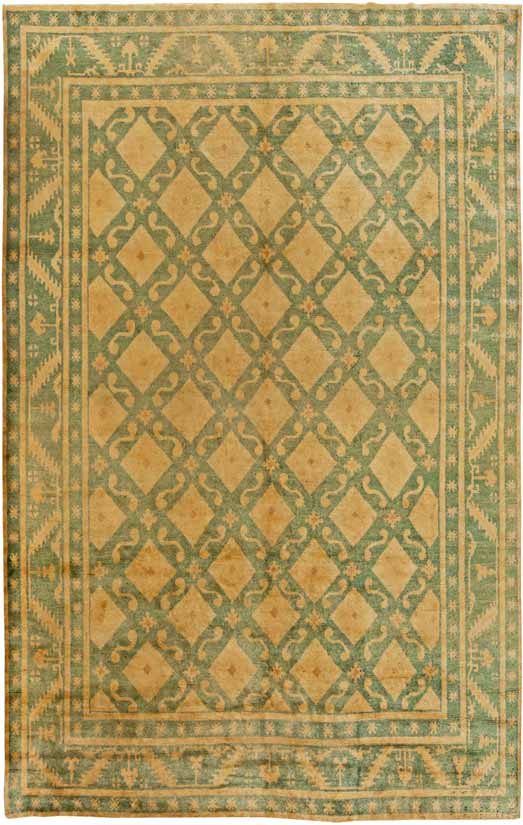 Vintage Chinese deco rug 01