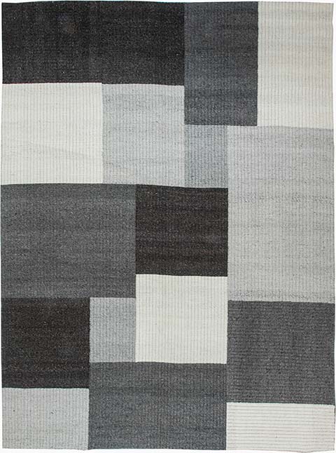 Contemporary modern rug flat weave 18x13 n11587