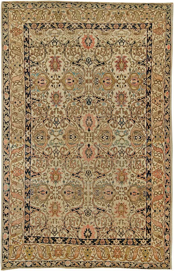 Antique Persian tabriz rug 10x8 bb6097