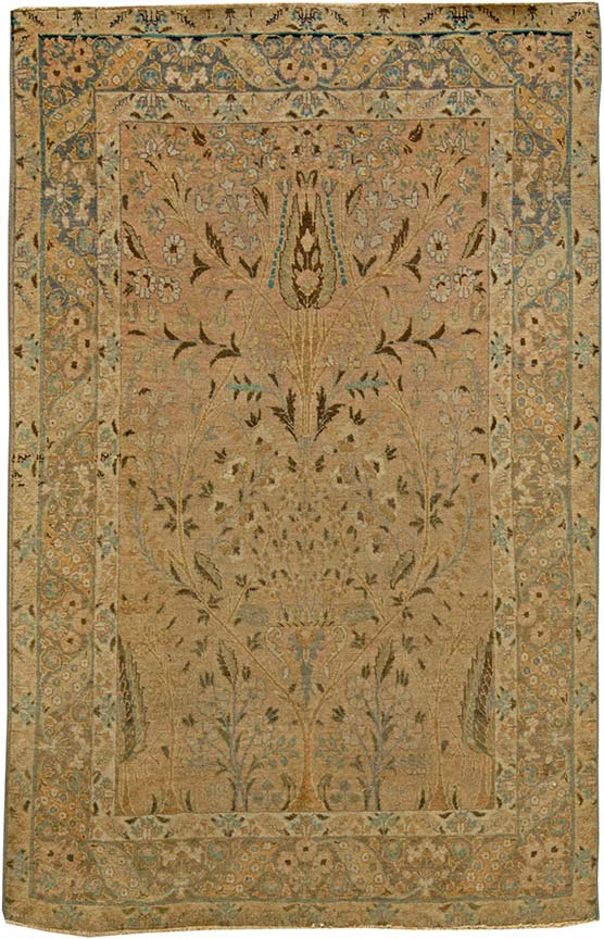 Antique Persian tabriz rug 6x5 bb6108