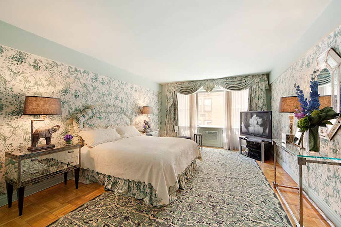 John lyle design the master bedroom of legendary actress joan collins