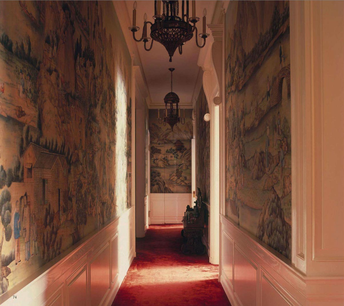 Red silk carpet from Doris Leslie Blau