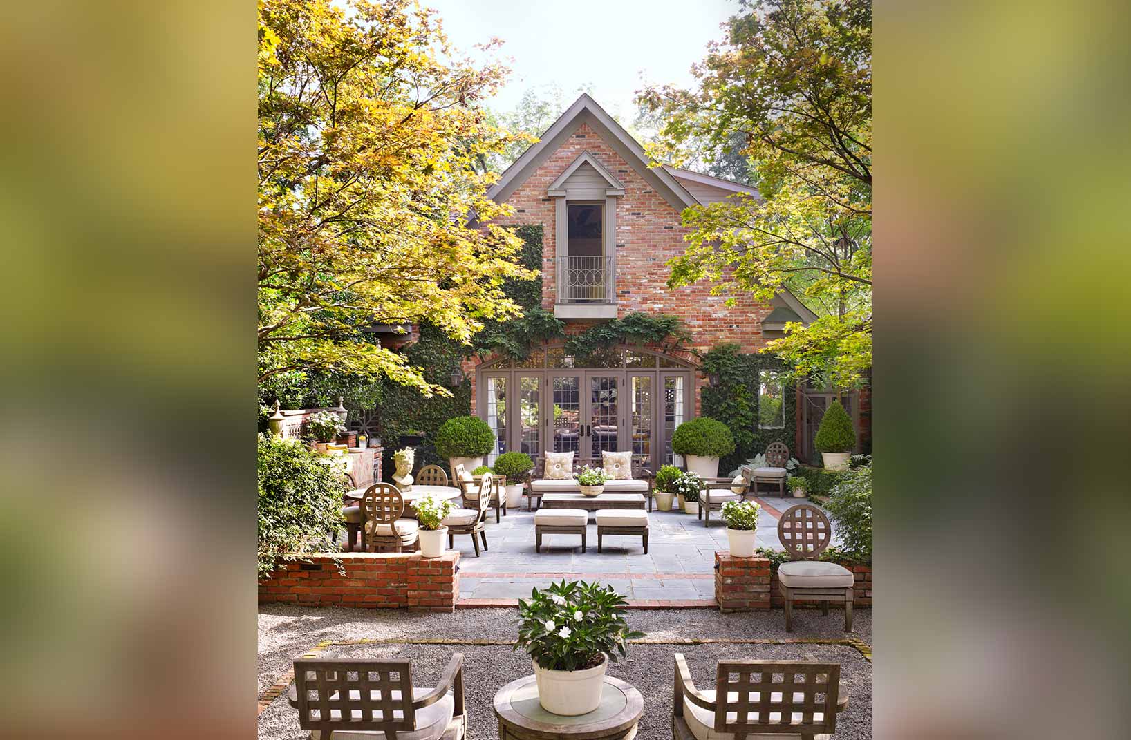 The terrace of a louisiana house renovated by lee ledbetter
