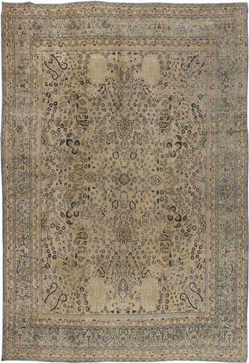 Antique Persian tabriz rug 16x12 bb6473