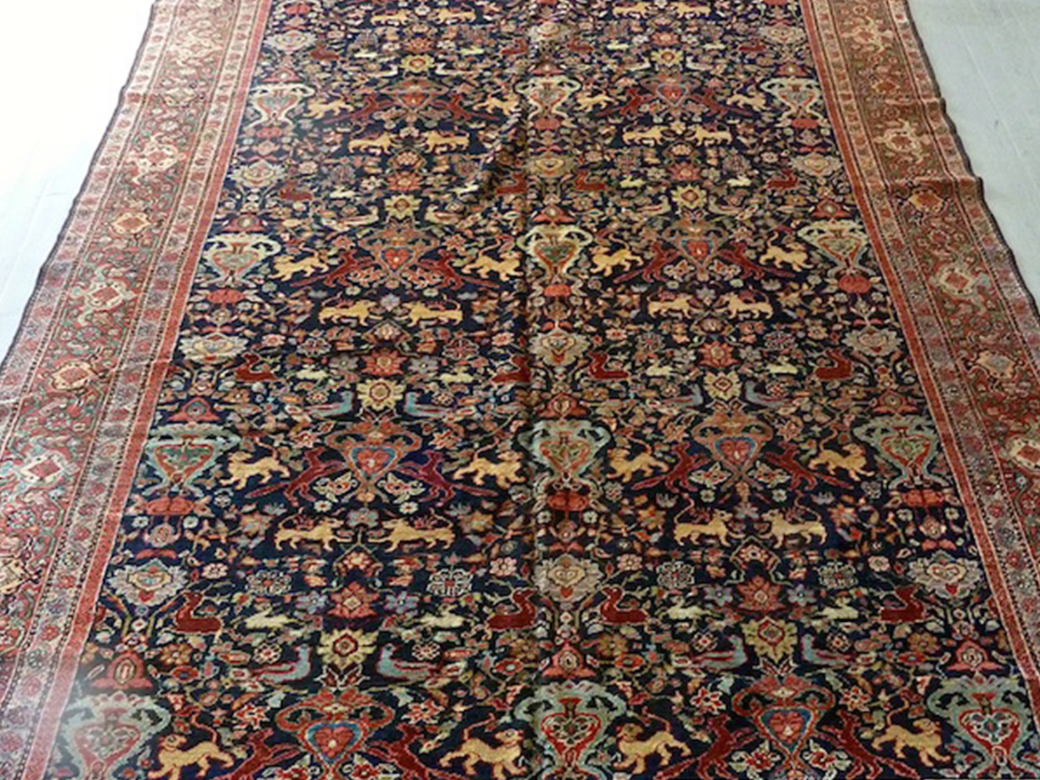 Doris leslie blau antique Persian feraghan