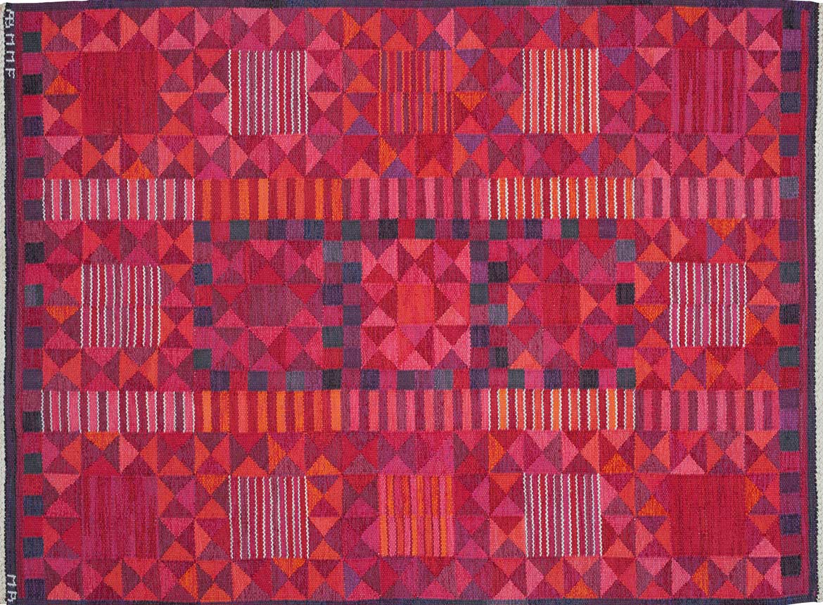 Vintage Swedish flatweave by marianne richter%28 rubirosa%29