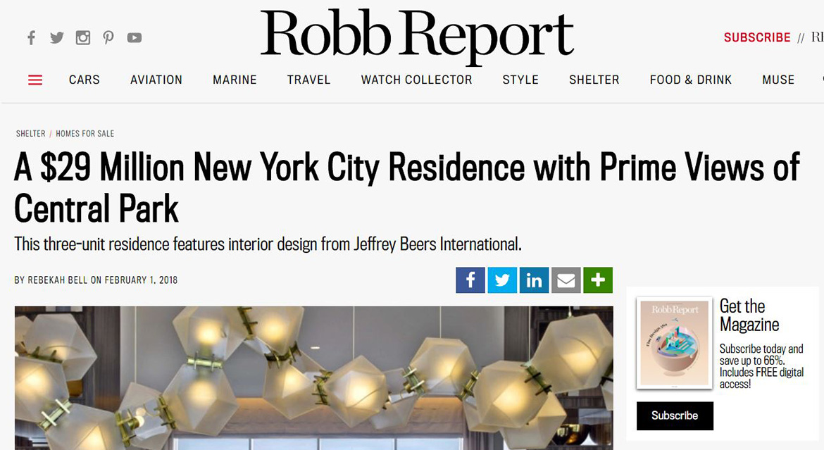 Robb report screen
