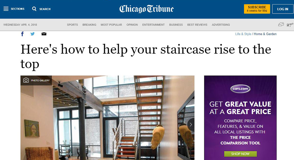 Chicago tribune screen