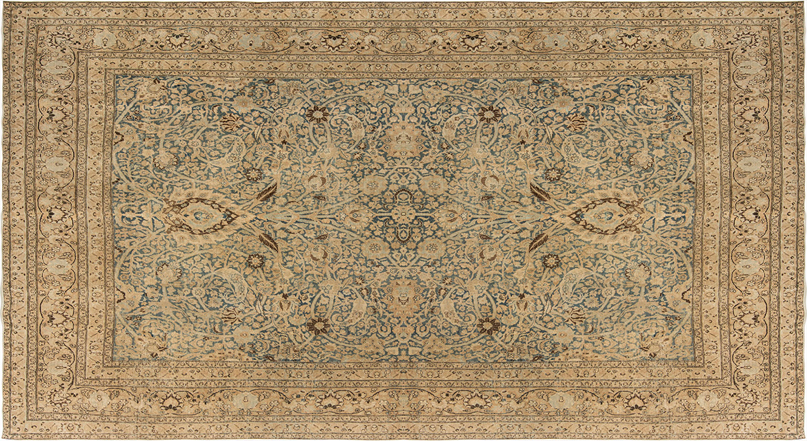 Antique rugs Persian khorassan floral 12x10 bb6839