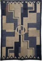 Vintage French Deco Rug by D.I.M.