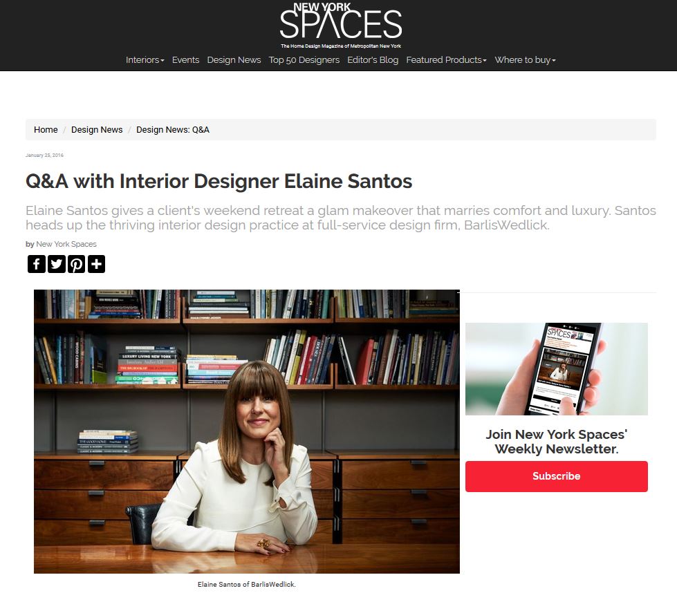 New York Spaces, January 2016