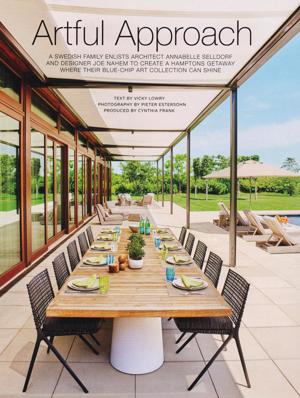 Architectural Digest, June 2016