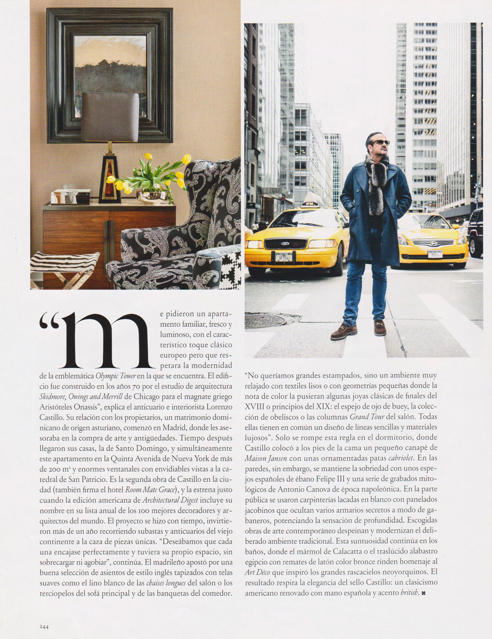 Reprinted from Architectural Digest. Spanish Edition, March 2016