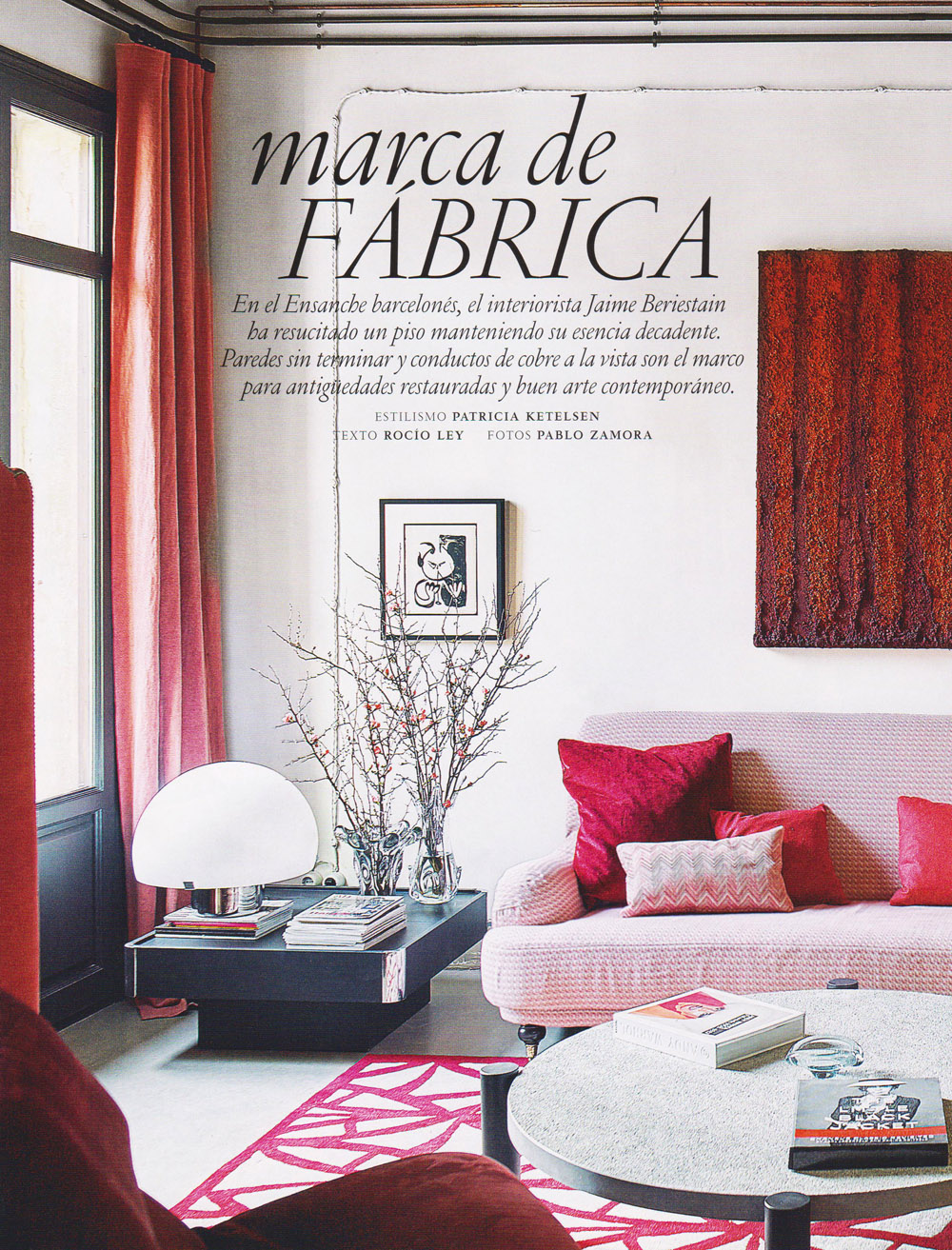 Reprinted from Architectural Digest. Spanish Edition, March 2016