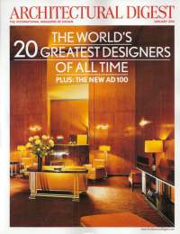 Architectural Digest, January 2010