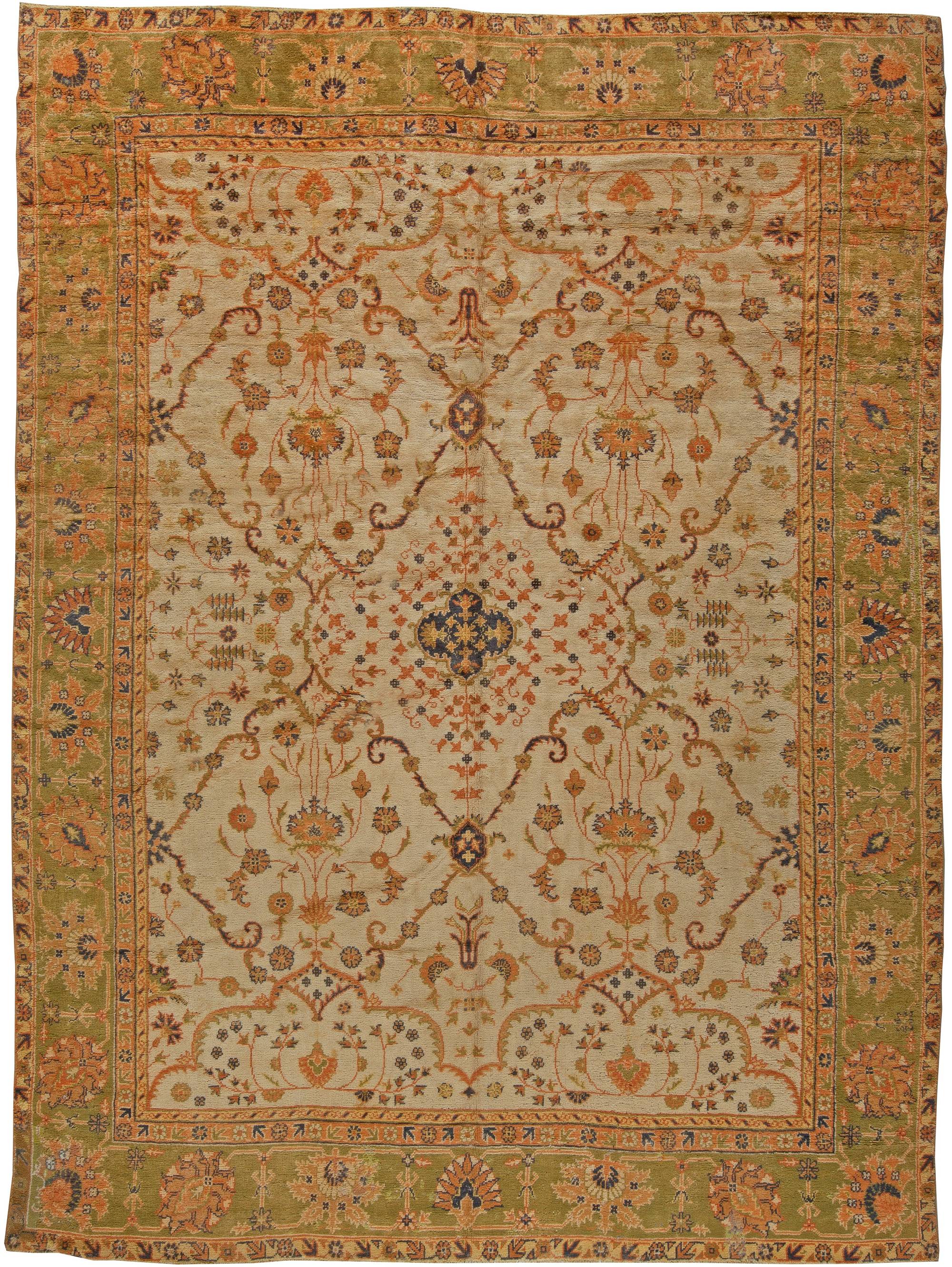 Oushak Rugs & Ushak Carpets For Sale (Antique Oriental Turkish Rug) • NYC