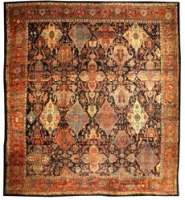 Oversized Antique Persian Bidjar Rug