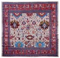 Antique Persian Bakshaish Rug