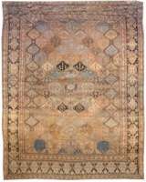 Antique Persian Kashan Rug
