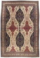Oversized Antique Persian Kirman Rug