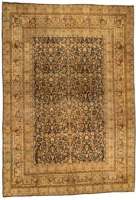 Antique Persian Kashan Carpet