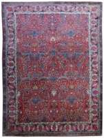 Antique Persian Tehran Rug