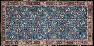 LOT 100 - A KIRMAN VASE CARPET