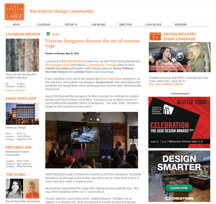 The Editor At Large, May 2013