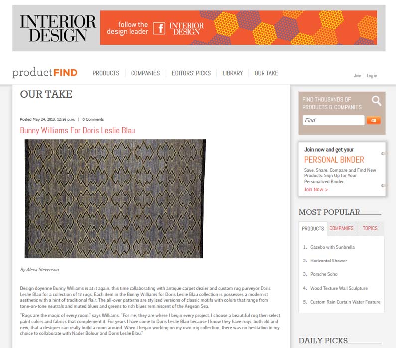 Interior Design, May 2013