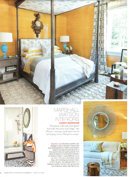 Hamptons Cottages & Gardens, July 2013