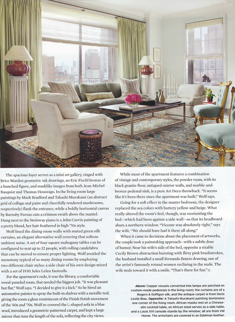 Architectural Digest, January 2013
