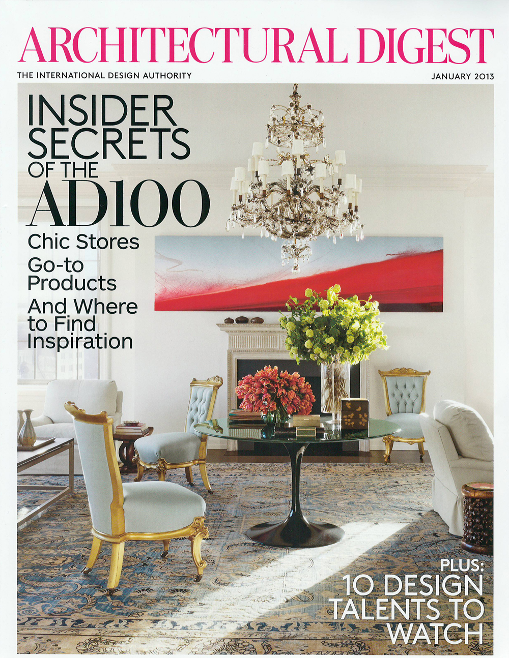 Architectural Digest, January 2013