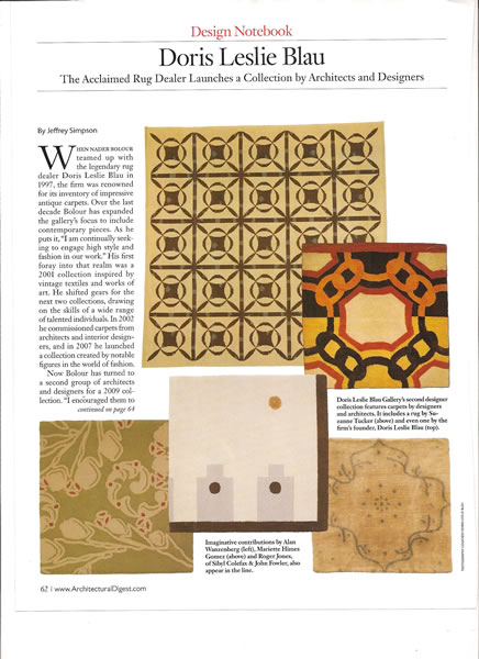 Architectural Digest, February 2009, p. 2