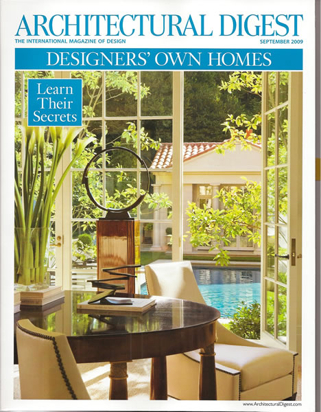 Architectural Digest, September 2009, p. 3