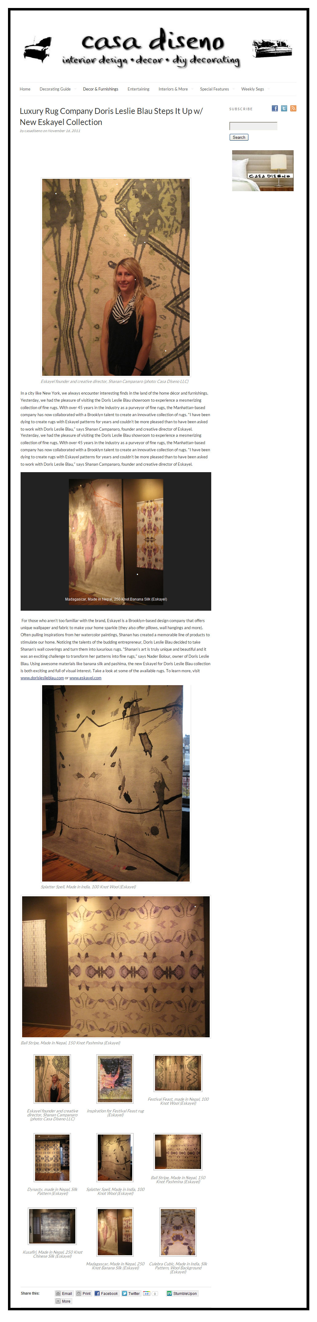 Casa Diseno, November 2011