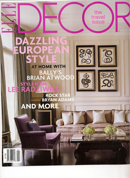 Elle Decor, April 2009