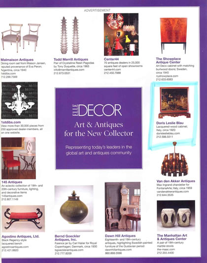 Elle Decor, January 2007, p. 3