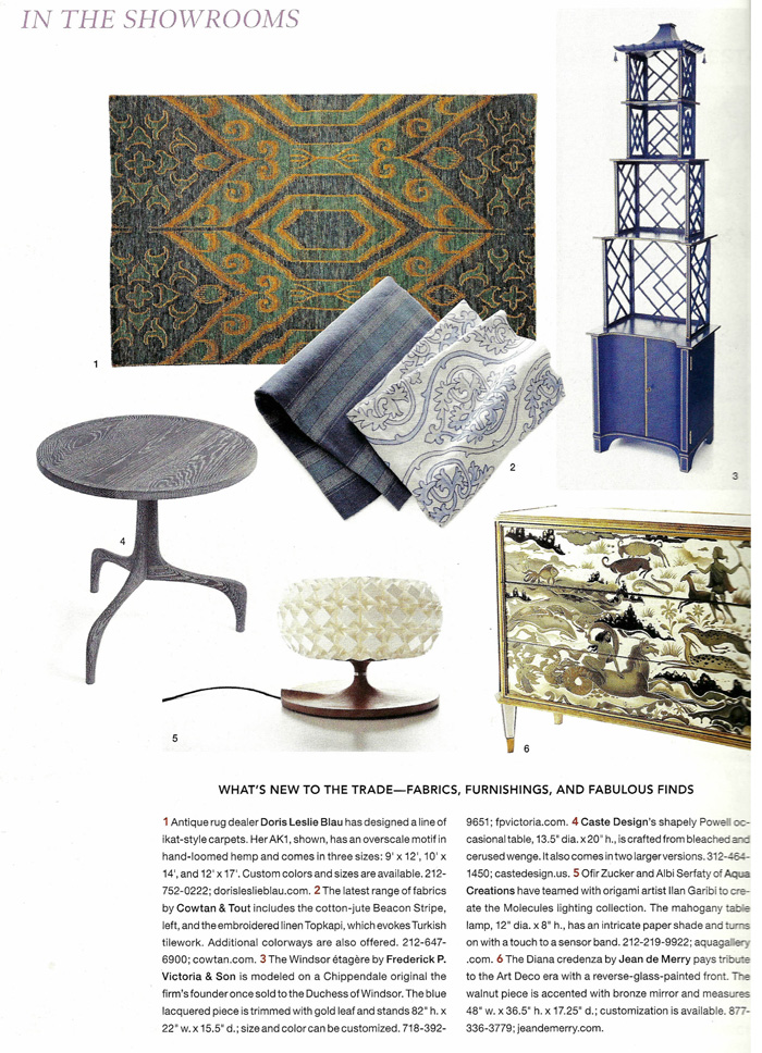 Elle Decor, March 2012