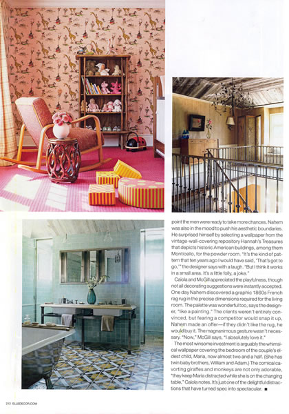 Elle Decor, November 2008, p. 7
