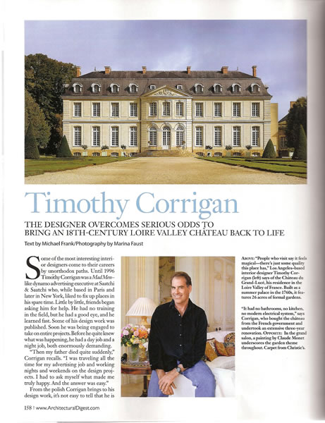 Architectural Digest, September 2009, p. 4