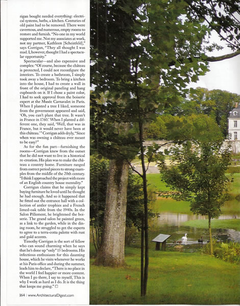 Architectural Digest, September 2009