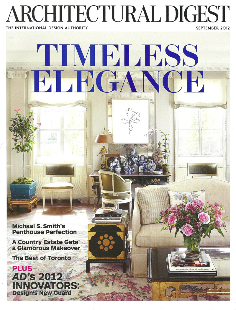 Architectural Digest, September 2012