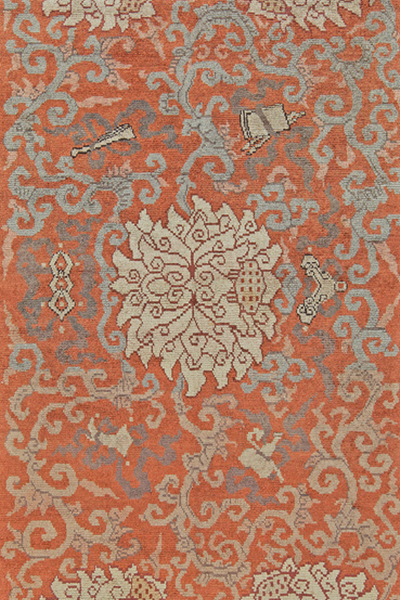 Chinese silk rug