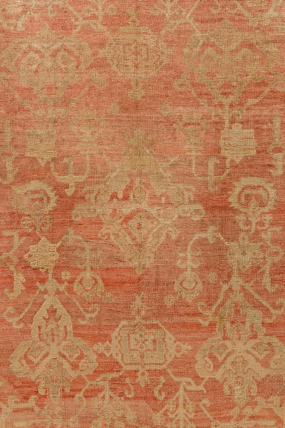 Antique Turkish oushak rug bb6258 14x10