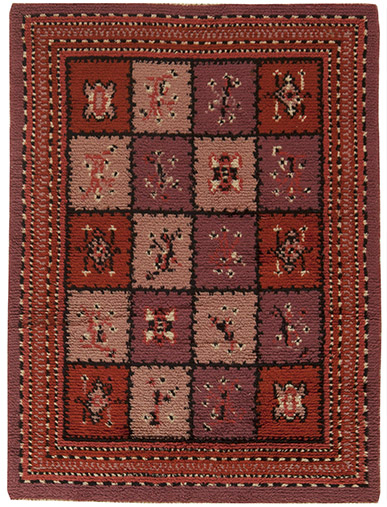 Vintage Swedish pile rug bb5499 6x4